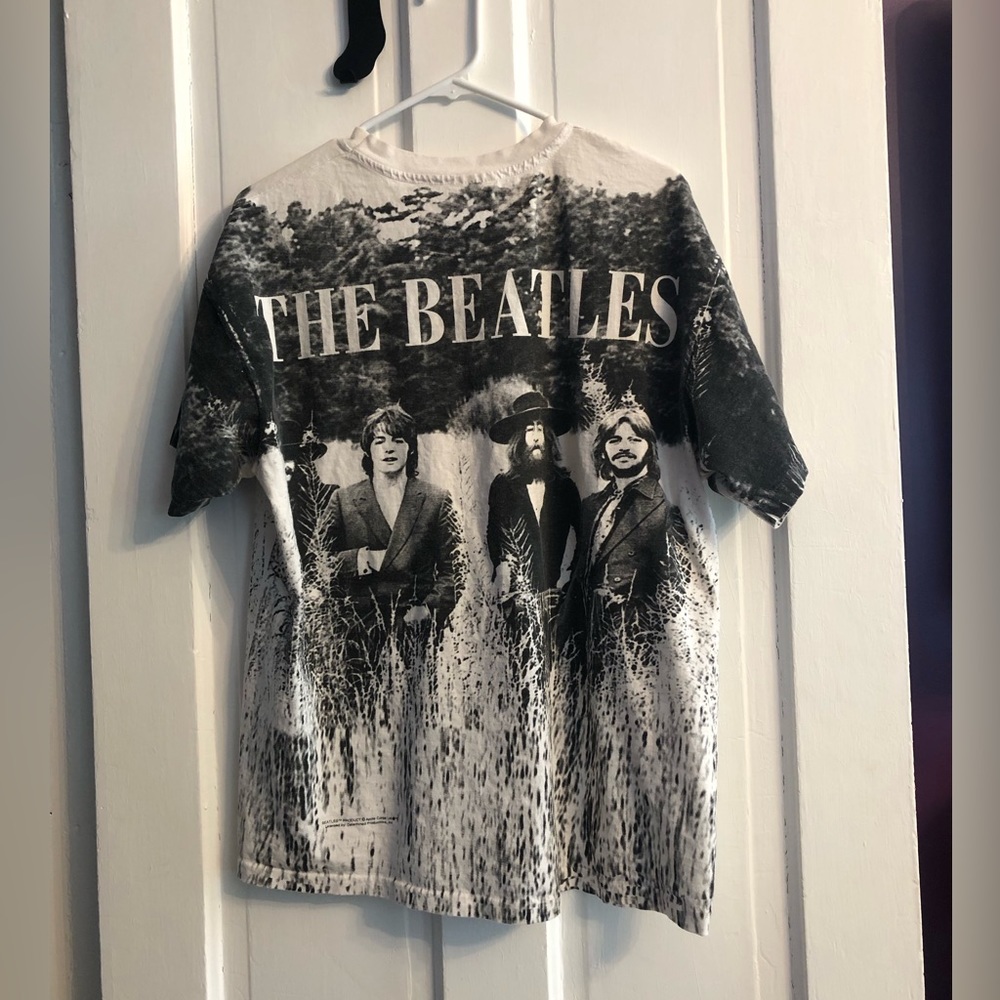 Mid nineties Beatles all over print shirt size XL 1995
